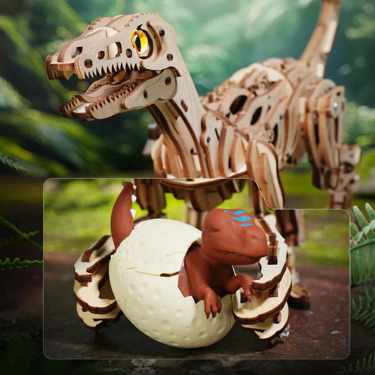 Velociraptor | Houten Bouwpakketten