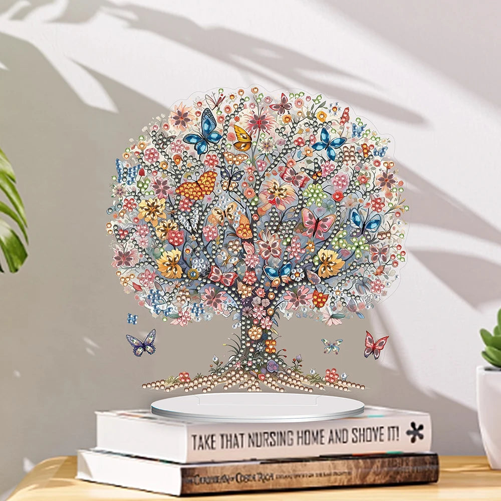 5D Vlinder boom | Diamond painting