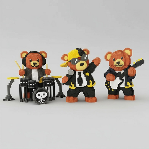 Knuffel beer band | Bouwsteentjes