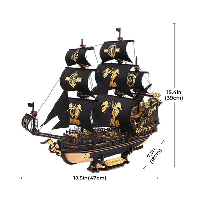 Piratenschip | Houten Bouwpakketten