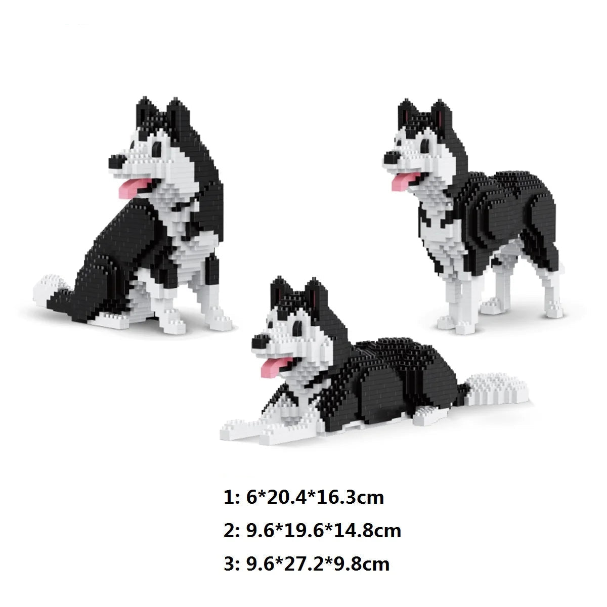 3 in 1 Husky | Bouwsteentjes