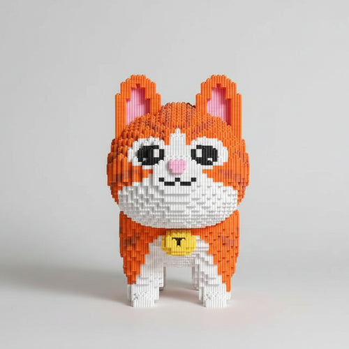 Mega Oranje Kat | Bouwsteentjes