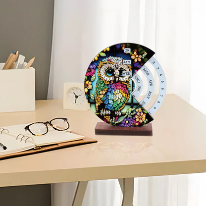 Gekleurde uil | Kalender | Diamond painting