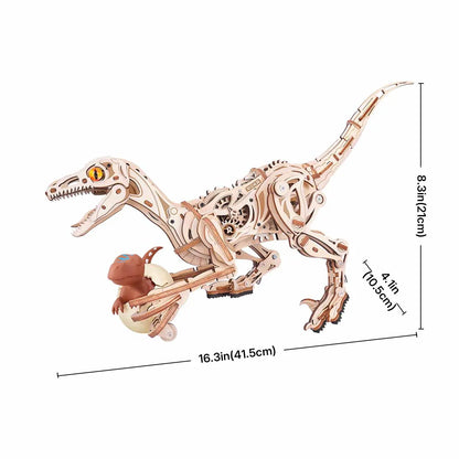 Velociraptor | Houten Bouwpakketten