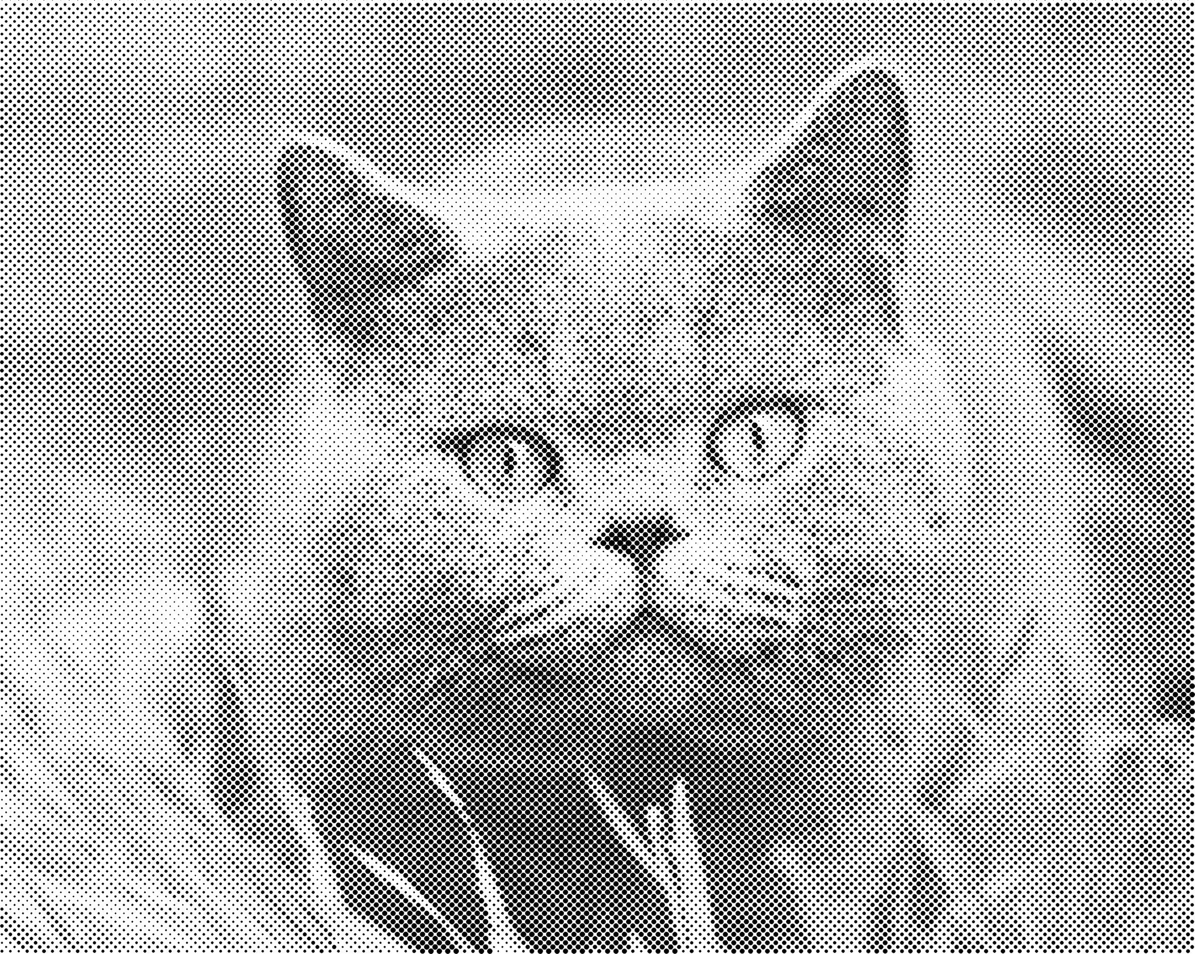 Grijze kat | Dot painting