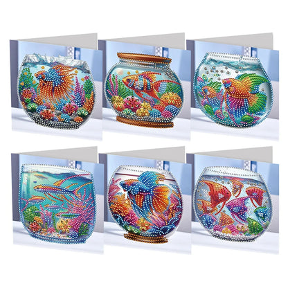 Verschillende Kaarten | 6 stuks | Diamond Painting