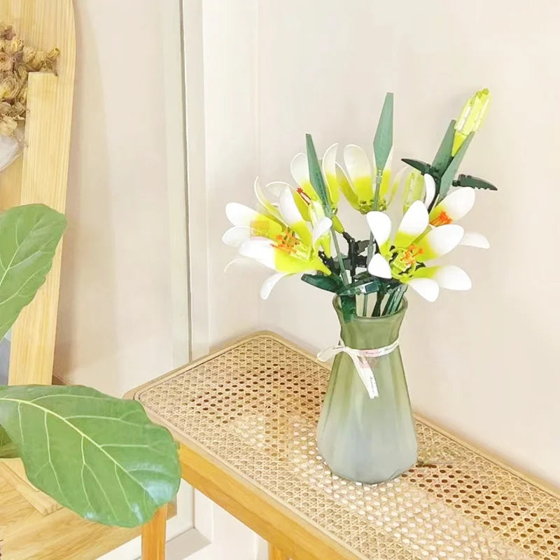 Witte lelies | Bouwsteentjes