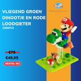 Vliegend groen dinootje en rode loodgieter | Bestseller