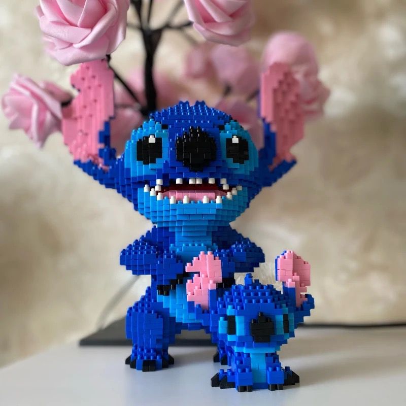 Schattig Blauw Wezen | Bouwsteentjes