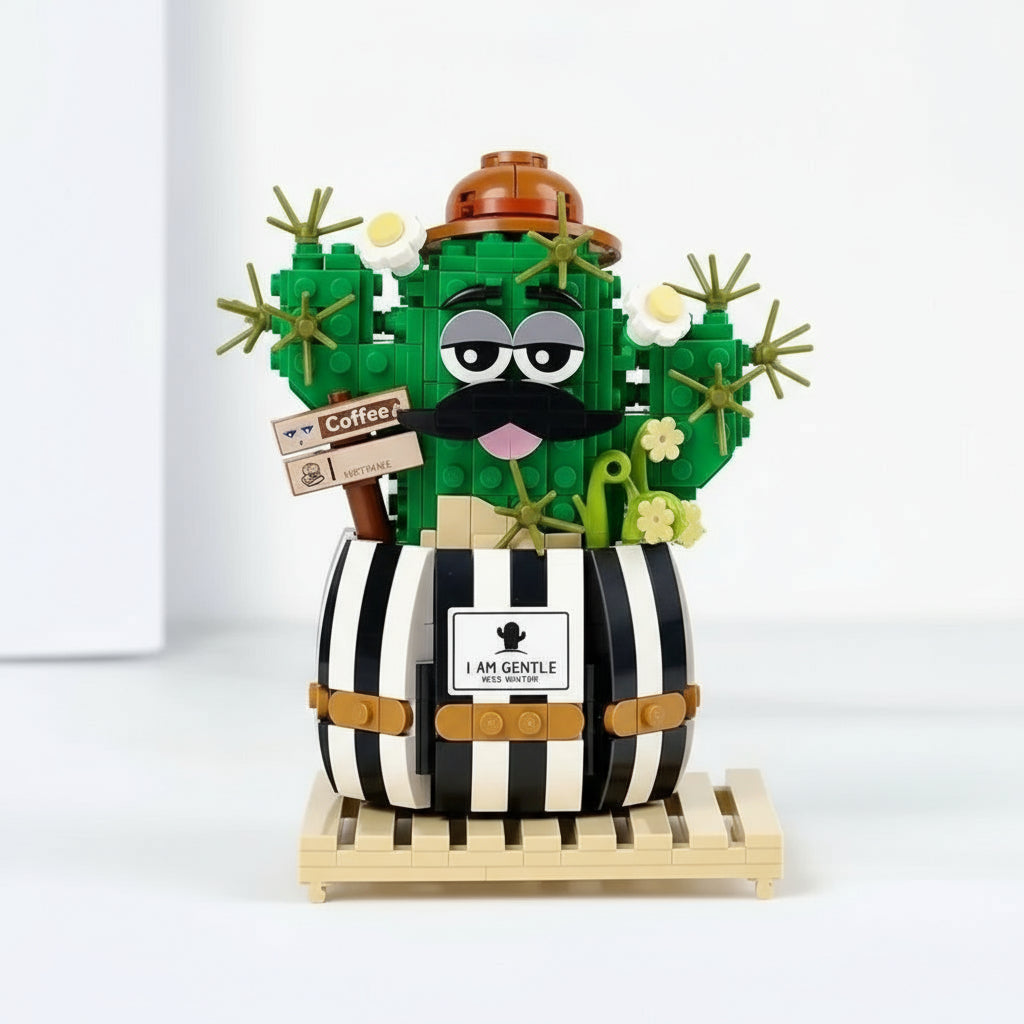 Grappige Cactus | Bouwsteentjes