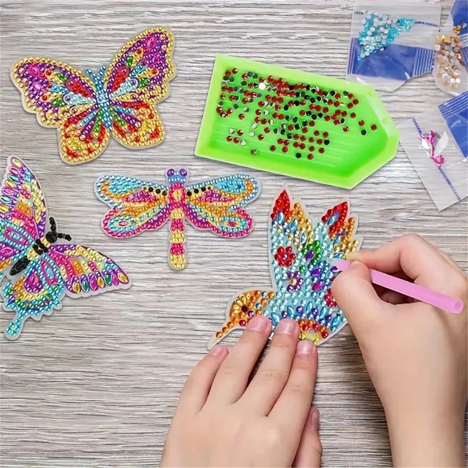 Vlinders Windgong | Diamond painting