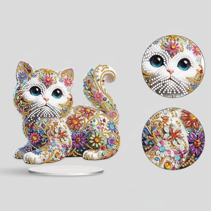 5D Schattige kat | Diamond painting