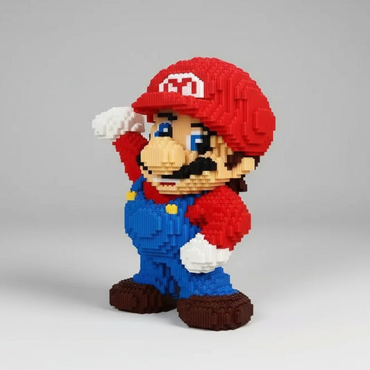 Juichende Rode Loodgieter | Bouwsteentjes