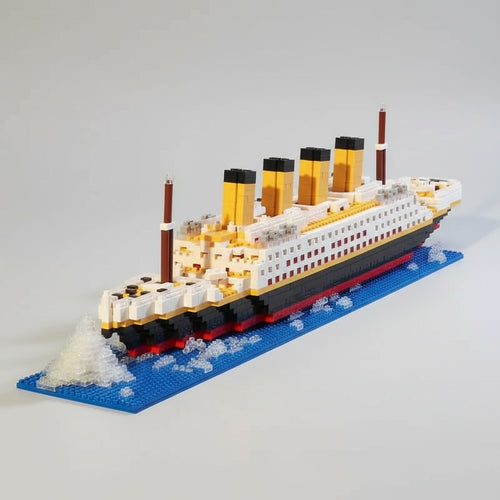 Titanic met IJsblok | Bouwsteentjes