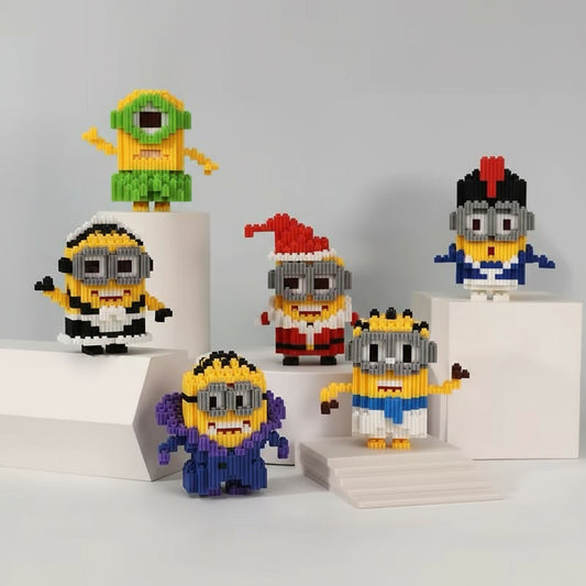 Mini gele poppetjes | Bouwsteentjes