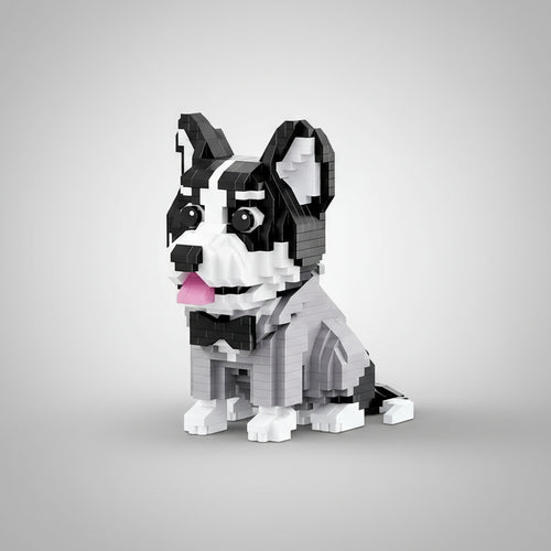 Schattige Husky | Bouwsteentjes