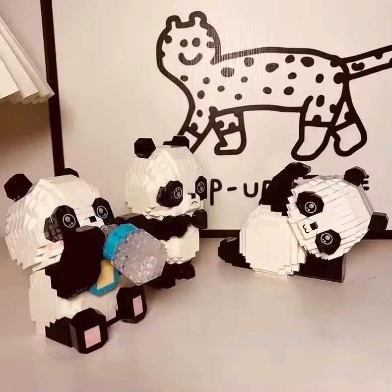 Yoga panda | Bouwsteentjes