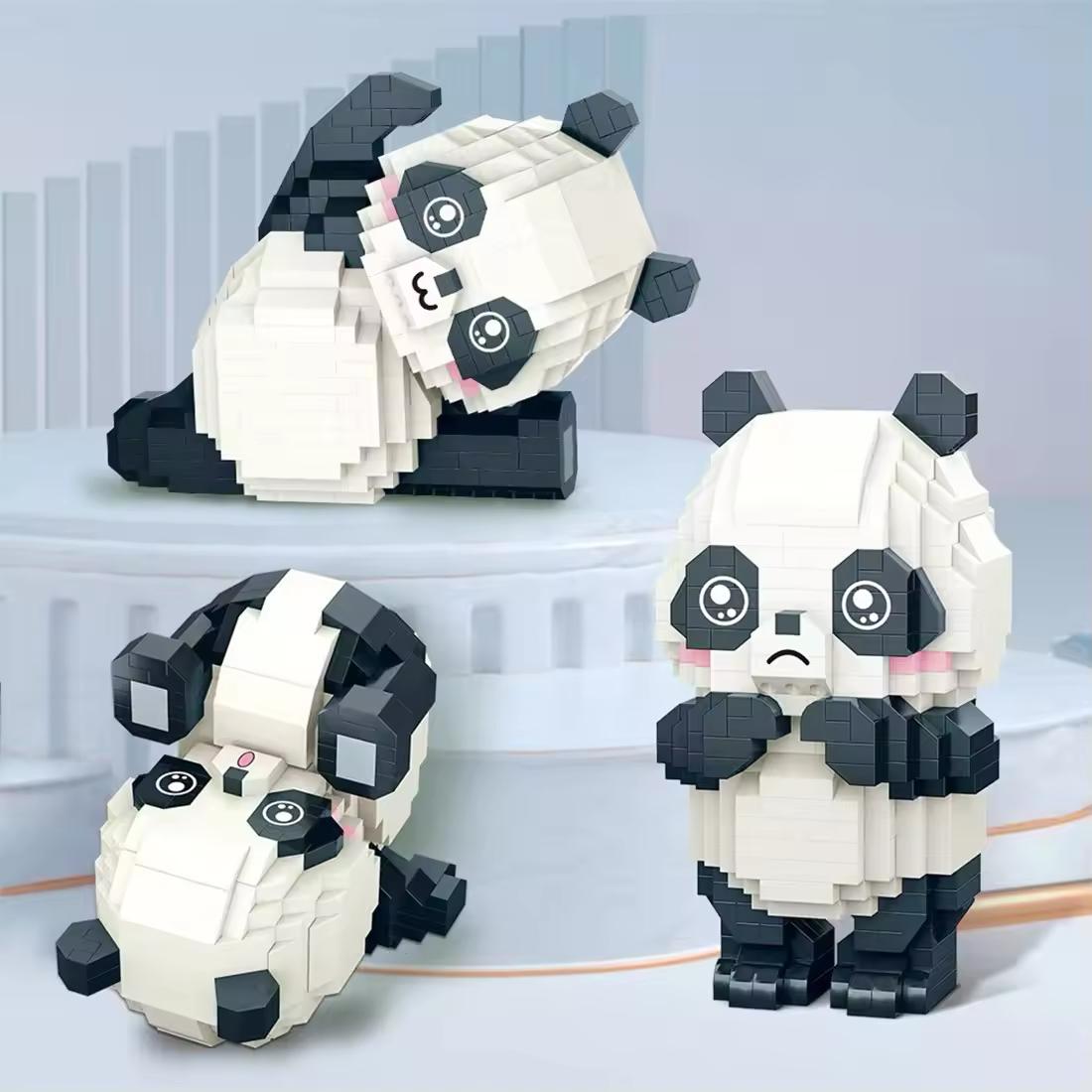 Yoga panda | Bouwsteentjes