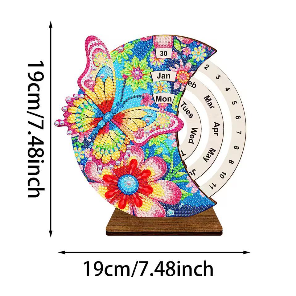 Vlinder | Kalender | Diamond painting