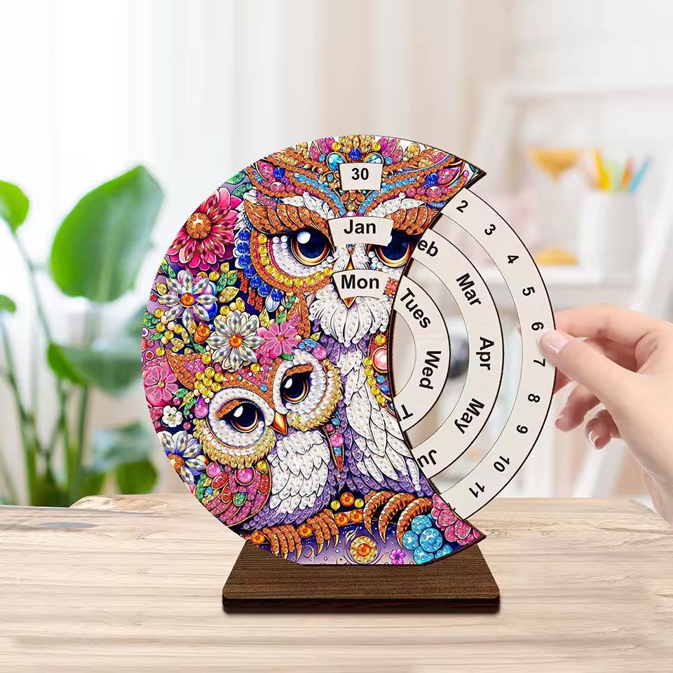 Uilen | Kalender | Diamond painting