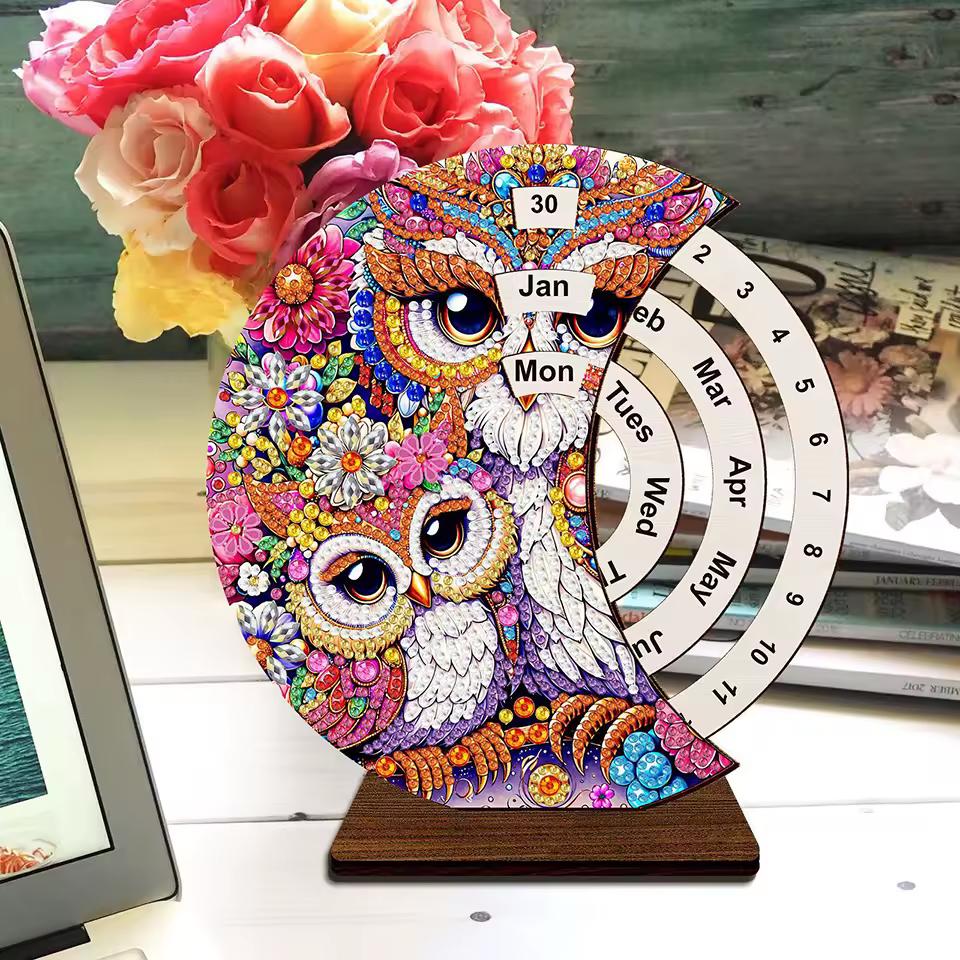 Uilen | Kalender | Diamond painting