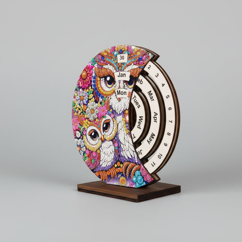 Uilen | Kalender | Diamond painting
