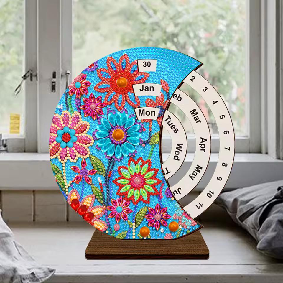 Bloemen | Kalender | Diamond painting