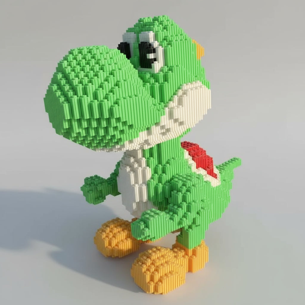 Mega Groene Dino | Bouwsteentjes