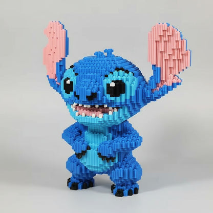 Mega blauw wezen | Bouwsteentjes