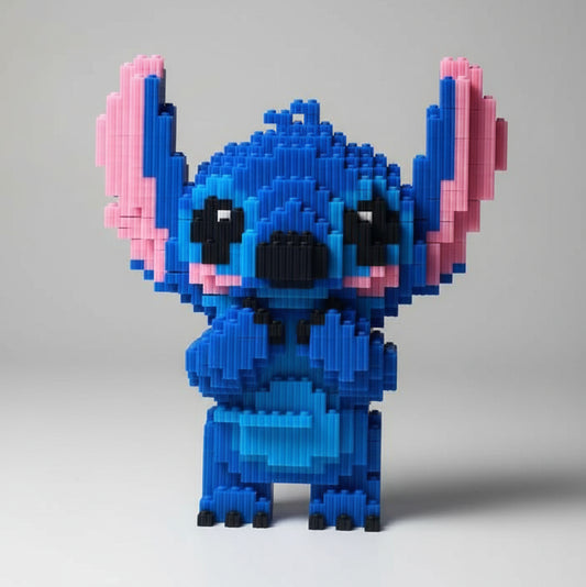 Verlegen blauw wezen | Bouwsteentjes