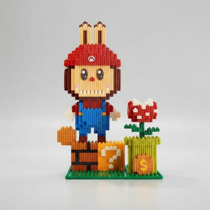 Labubu als Loodgieter | Bouwsteentjes