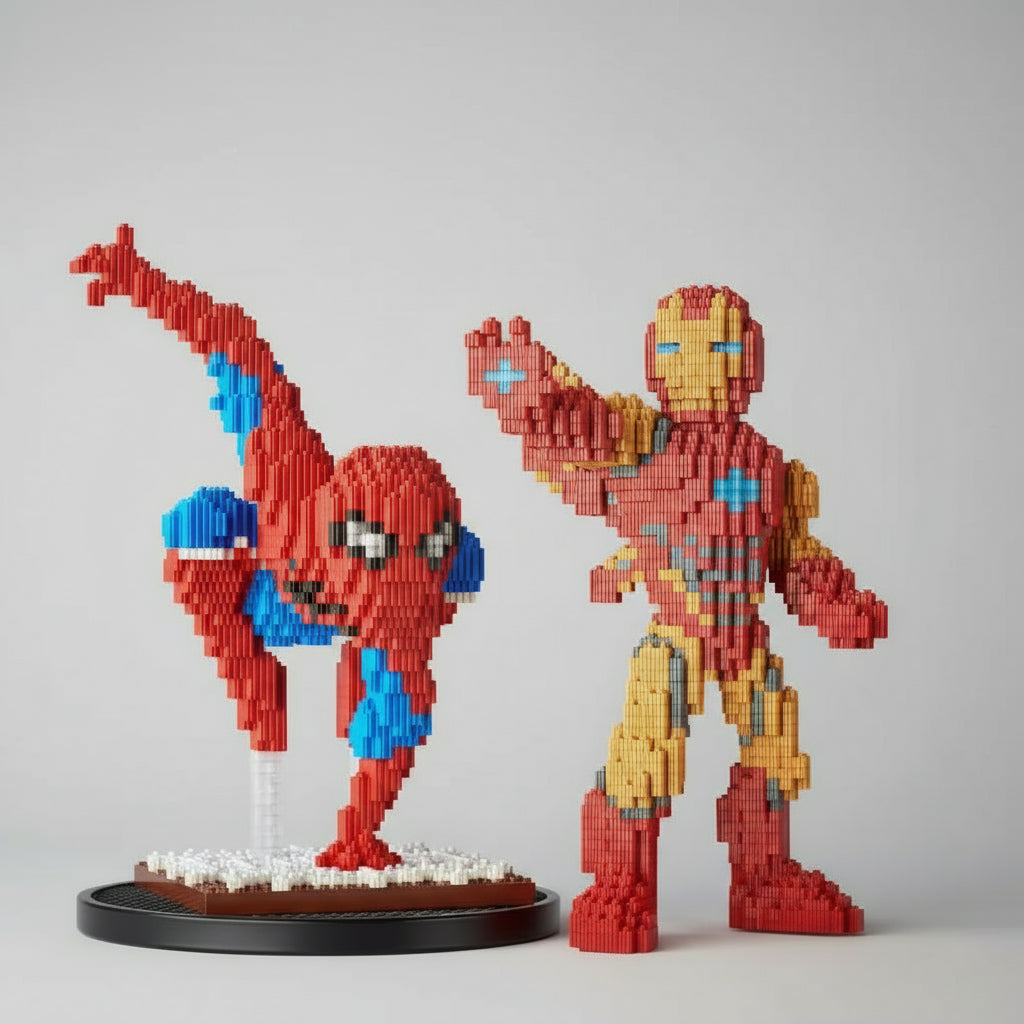 Rode Superheld | Bouwsteentjes