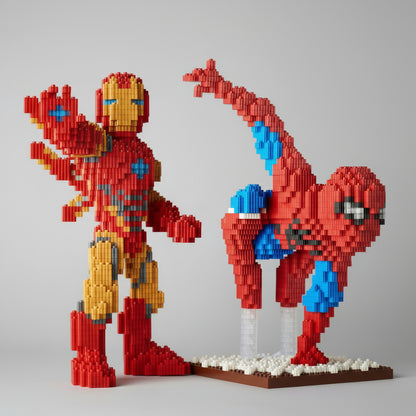 Rode Superheld | Bouwsteentjes