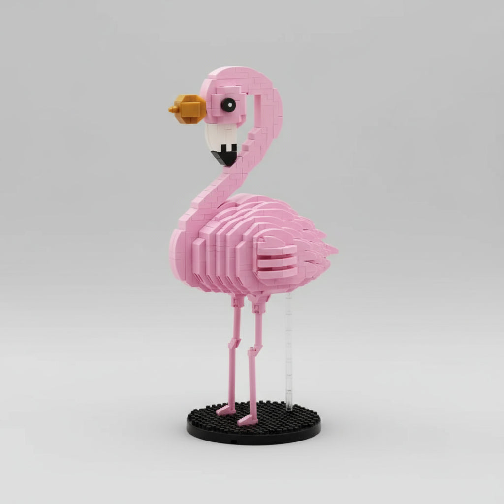 Flamingo | Bouwsteentjes