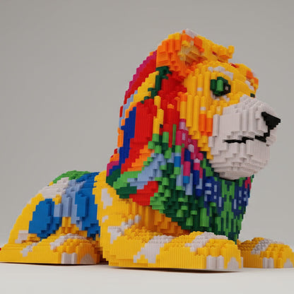 Liggende Leeuw | Bouwsteentjes