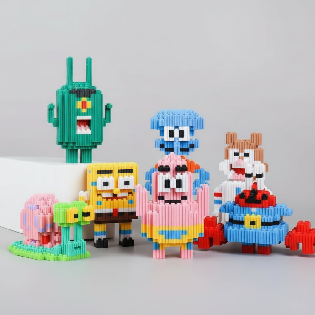 Mini Onderwater Familie | Bouwsteentjes