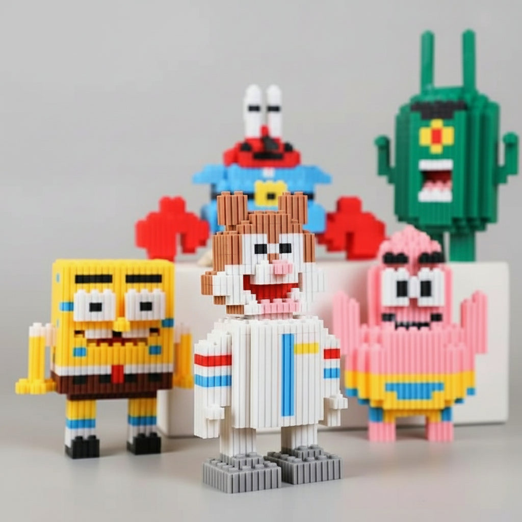 Mini Onderwater Familie | Bouwsteentjes