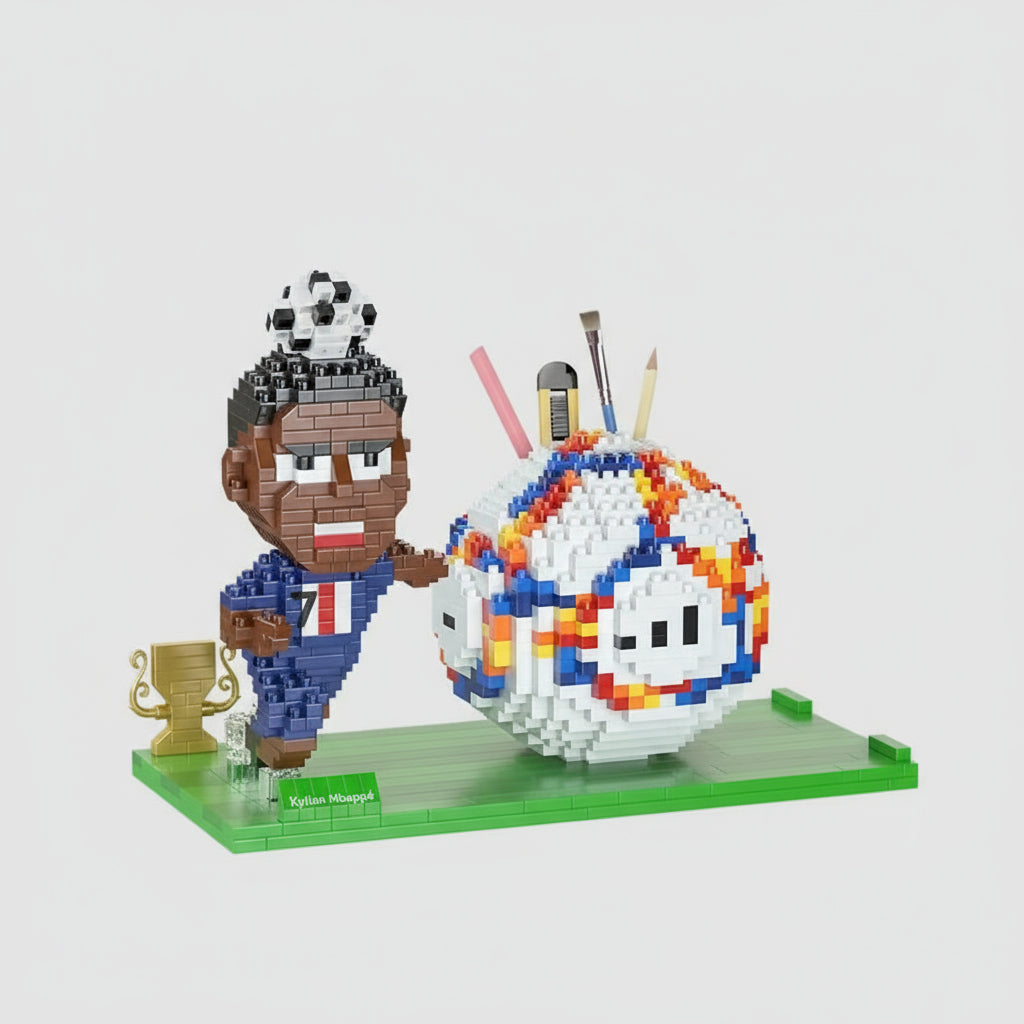 Mbappé Pennenbakje | Bouwsteentjes