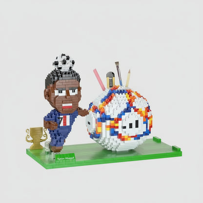 Mbappé Pennenbakje | Bouwsteentjes