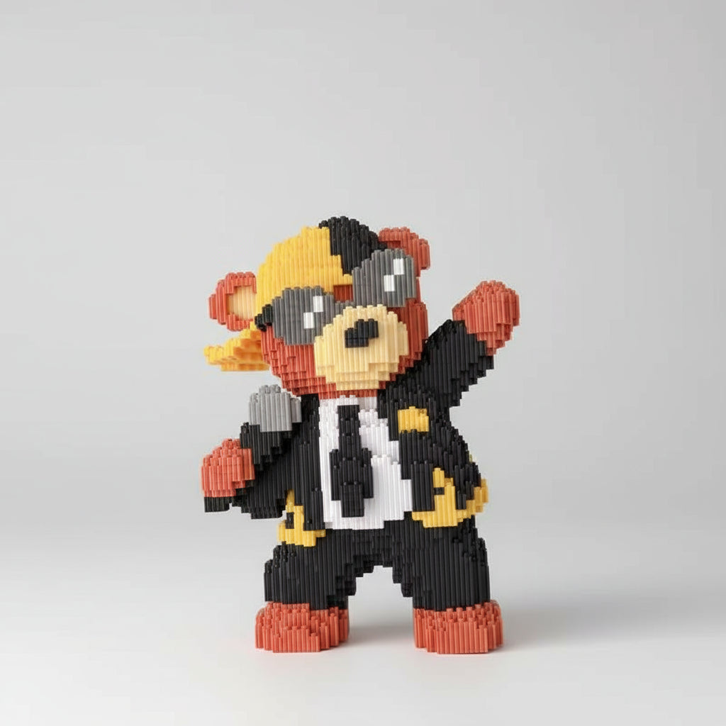 Knuffel beer band | Bouwsteentjes