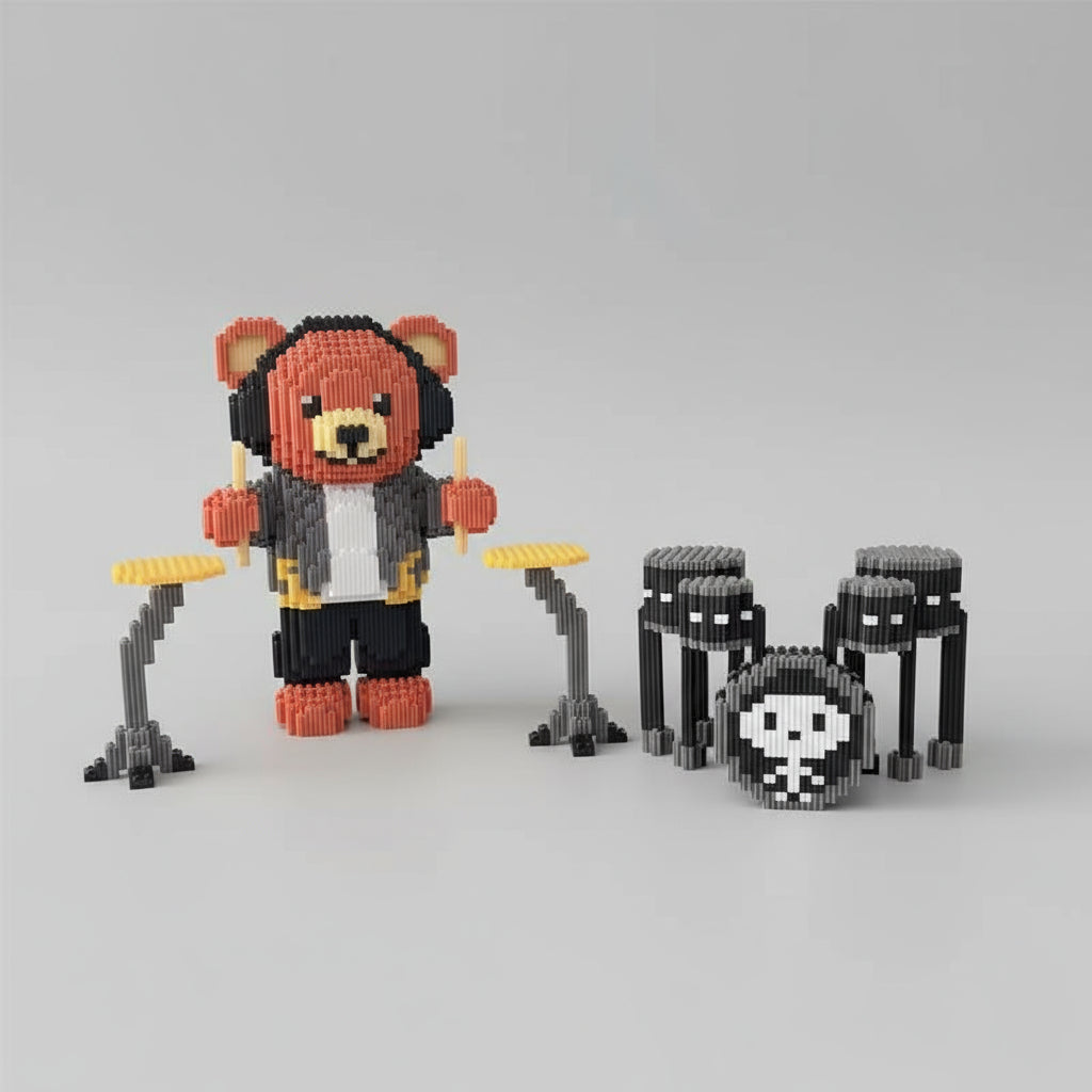 Knuffel beer band | Bouwsteentjes