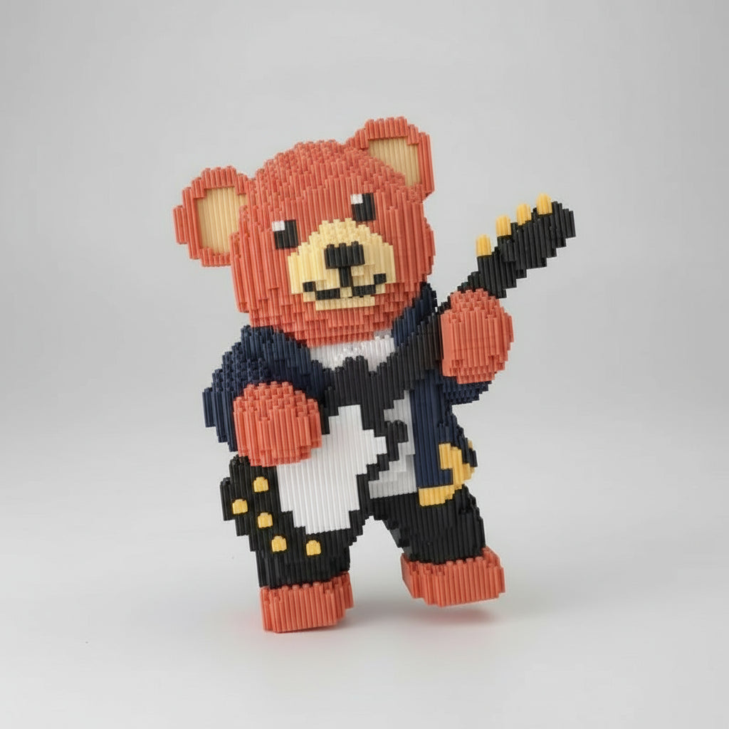 Knuffel beer band | Bouwsteentjes