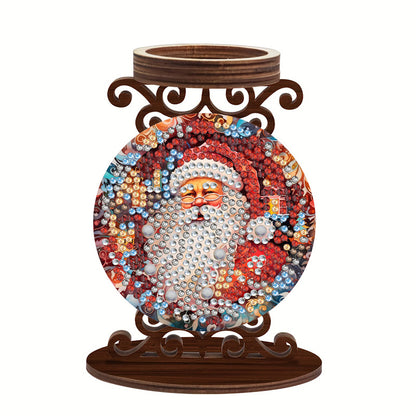 Kerstman | kaarshouder | Diamond Painting