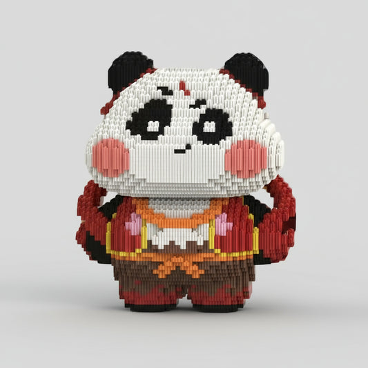 Grappige geluksbeer | Bouwsteentjes