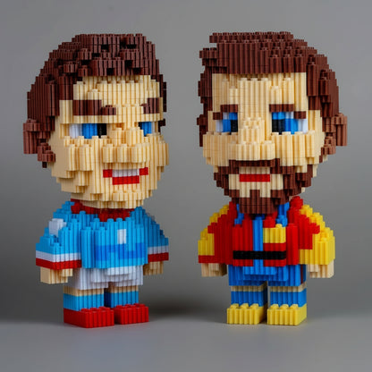 Voetballers | Bouwsteentjes