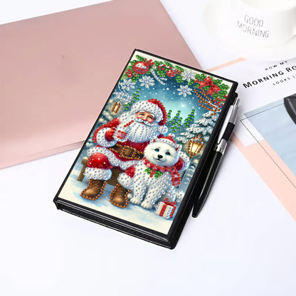 Kerstman | Notitieboek | Diamond painting
