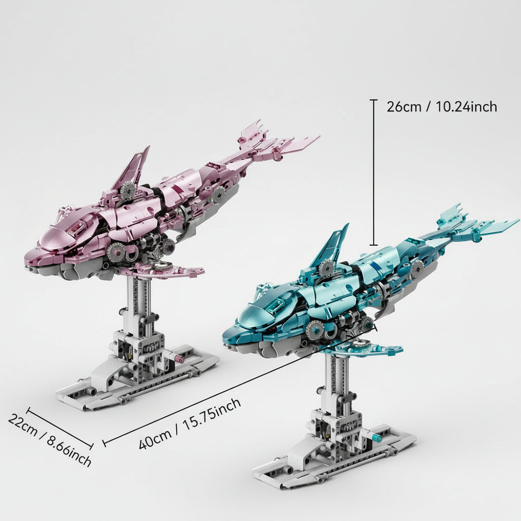 Bewegende Dolfijn | Bouwsteentjes