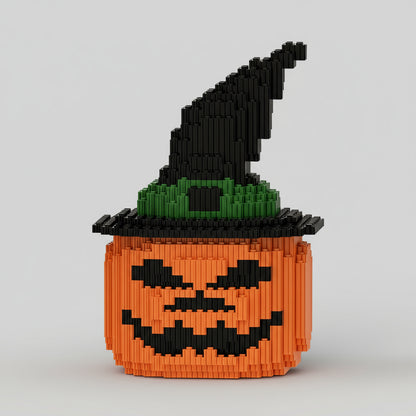 Halloween pompoen | Bouwsteentjes