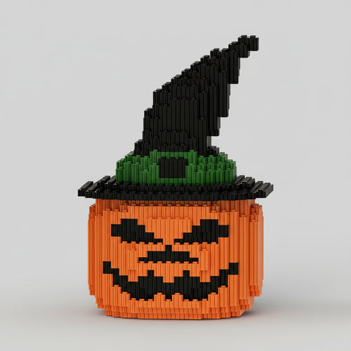Halloween pompoen | Bouwsteentjes