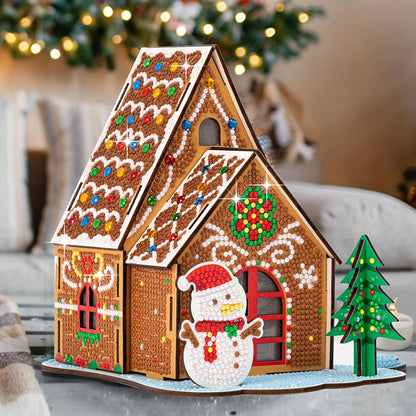 Kerst huis | Bouwpakket | Diamond painting